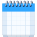 Emoji de calendario.